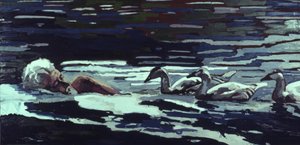 La rivière : Conrad Lorenz avec Goslings - Peter Wilson