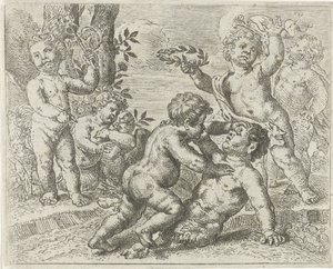 Putti combattants