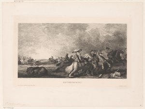 Combat de cavaliers - Peter von Halm