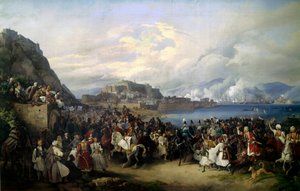 Le prince Othon (1815-1867), fils de Louis Ier de Bavière, débarque à Nauplie le 6/02/1833 et devient roi de Grèce