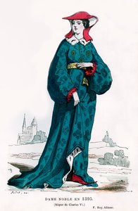 Noble femme du temps de Charles VI de France, 1395 1882-1884