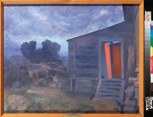 Paysage bleu - Petr Savvic Utkin