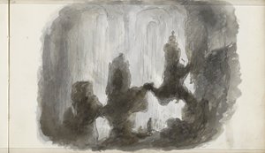 Grotte de stalactites - Petrus Johannes Schotel