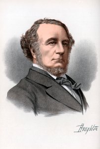 Richard Monckton Milnes, 1er Baron Houghton, poète et homme politique anglais, c. 1890 - Petter and Galpin Cassell
