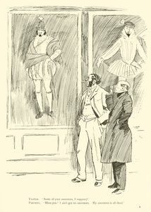 Caricature de Phil May, des années 1890 - Phil May