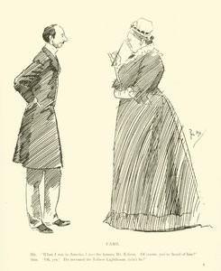 Caricature de Phil May, des années 1890 - Phil May