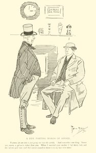 Caricature de Phil May, des années 1890