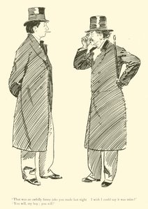 Caricature de Phil May, des années 1890 - Phil May