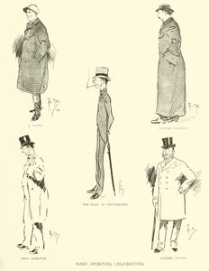 Caricature de Phil May, des années 1890 - Phil May