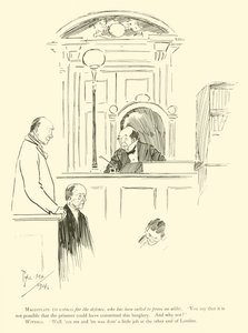 Caricature de Phil May, des années 1890 - Phil May
