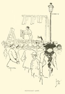 Caricature de Phil May, des années 1890 - Phil May