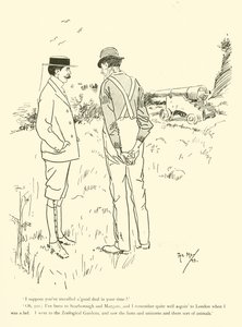 Dessin humoristique des années 1890