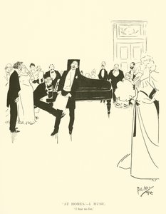 Caricature de Phil May, des années 1890 - Phil May