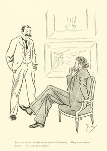 Caricature de Phil May, des années 1890 - Phil May
