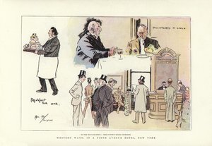 Façons occidentales, dans un hôtel de la Cinquième Avenue, New York