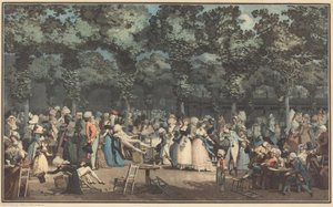 La Promenade Publique - Philibert-Louis Debucourt
