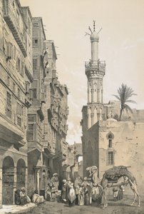 Une rue de la ville de Rosette - Philibert Joseph Girault de Prangey