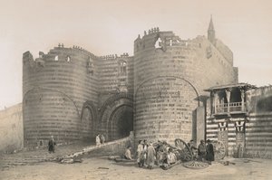Porte de la citadelle de Saladin - Philibert Joseph Girault de Prangey