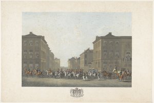 Corps de musique lors de l