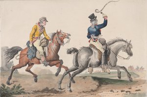 Route de poste, 1817