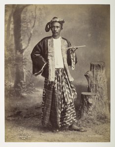 Un homme birman, de Vues de Birmanie - Philip Adolphe Klier