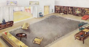 Intérieurs des années 1930 : Salon et bureau