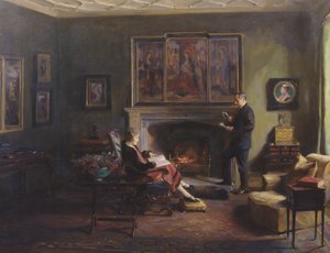 Intérieur avec le vicomte et la vicomtesse Lee de Fareham - Philip Alexius de Laszlo