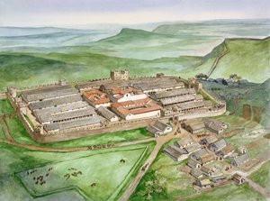 Fort romain de Housesteads, 2e siècle, vers 1990-2010
