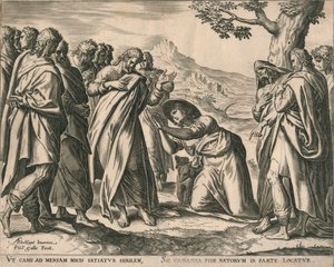 Christ et la femme de Canaan - Philip Galle