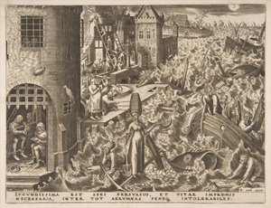 Espoir Spes de la série Les Vertus, 1559-60 - Philip Galle