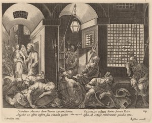 Saint Pierre délivré de prison par un ange