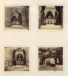 [Alhambra et Cour des Lions, Vue dans le transept sud], ca. 1859 - Philip Henry Delamotte.