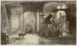 Rembrandt, Tobie bénissant Tobias