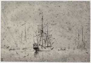 Willem van der Velde, Navigation
