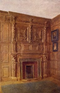 Cheminée et partie de la pièce au No 4 Coleman Street, 1892