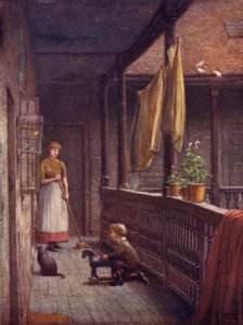 Galerie de White Hart Inn, Southwark, 1884
