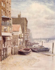 Vieux bâtiments de St Pauls Pier, 1894