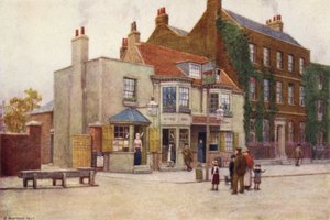Red Cow Public-House et Fairlawn, Hammersmith Road, 1897