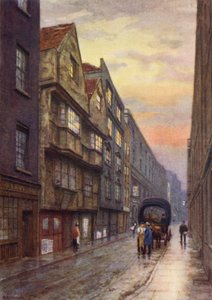 Wych Street, Strand, vue vers le nord-ouest, 1901