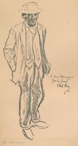 Autoportrait de Phil May, 1896, 1903