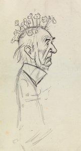 Caricature de Gladstone - Philip William May
