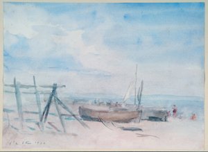 Marée basse, plage de Walmer - Philip Wilson Steer