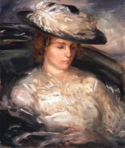 Portrait de Miss Scobell dans une chaise de bain (La Convalescente)