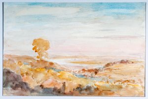 Vallée de la Severn au-dessus de Newnham, depuis Littledean, vers 1909 - Philip Wilson Steer