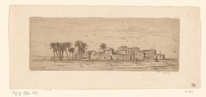 Vue de Côm Al-Akhdar - Philip Zilcken (signed by artist)