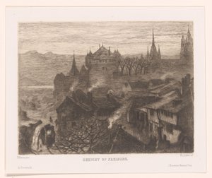 Vue de Fribourg - Philip Zilcken