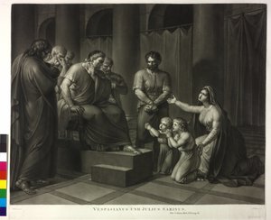 Vespasien et Julius Sabinus - Philipp Friedrich Hetsch