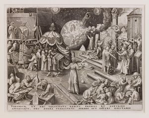 Temperantia Tempérance de Les Sept Vertus - Philipp Galle