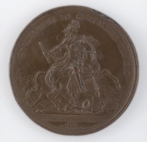 Médaille de bronze commémorant la mort de Frédéric, Duc de Schomberg