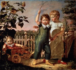 Portrait des enfants Hulsenbeck (peinture par Philipp Otto Runge)